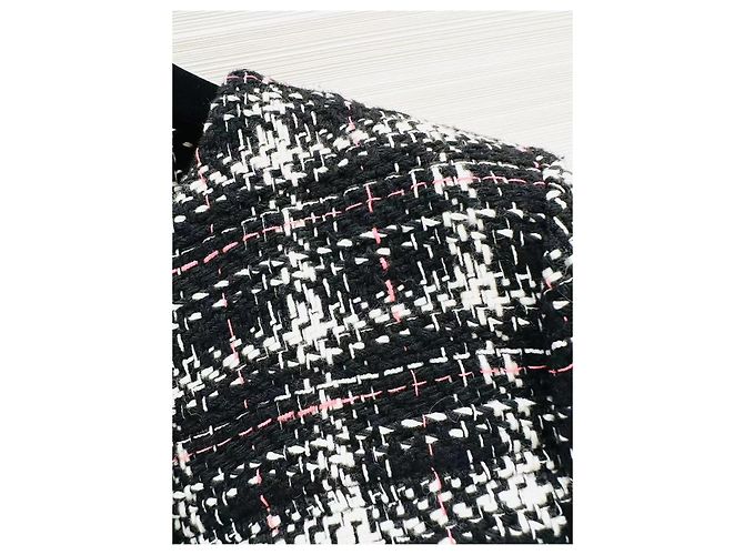 Chanel Tweed Jacke mit Karomuster mehrfarbig Mehrfarben - Ansicht 2