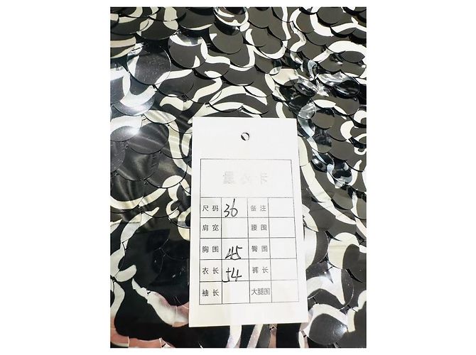 Chanel Wollpullover mit Camellia Pailletten Schwarz Mehrfarben - Ansicht 7