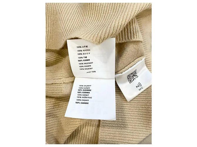 Polo de punto de cashmere Miu Miu Camel Multicolor - vista 5