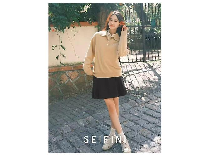 Polo de punto de cashmere Miu Miu Camel Multicolor - vista 7
