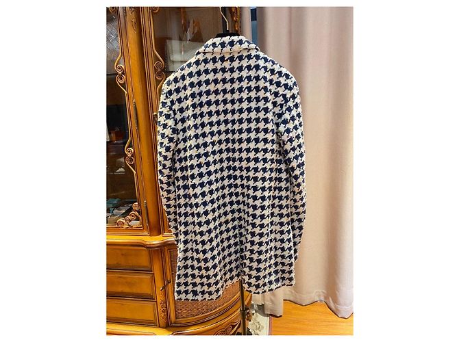 Chaqueta Chanel de tweed pata de gallo multicolor - vista 2
