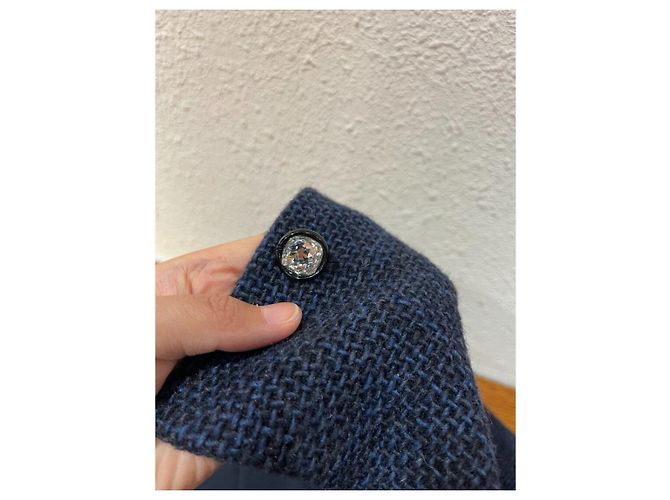 Chanel Navy Tweed Jacket Multiple colors - view 5