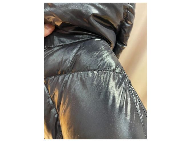 Casaco de Penas Moncler Preto Acolchoado Mulher Multicor - vista 5