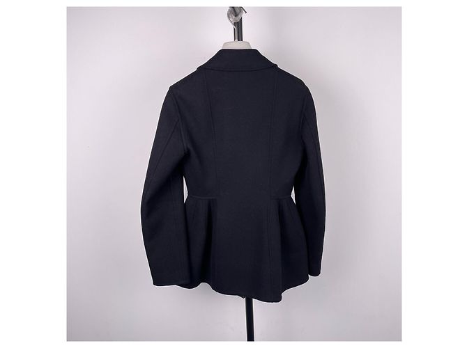 Autre Marque Dior Black Wool Double Breasted Tailored Coat Multiple colors - view 2