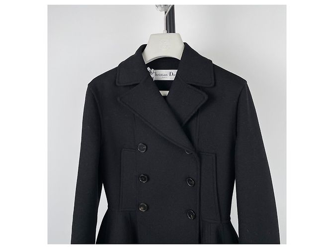 Autre Marque Dior Black Wool Double Breasted Tailored Coat Multiple colors - view 3