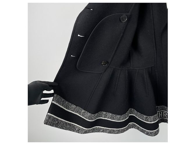 Autre Marque Dior Black Wool Double Breasted Tailored Coat Multiple colors - view 4