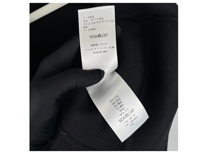 Autre Marque Dior Black Wool Double Breasted Tailored Coat Multiple colors - view 9