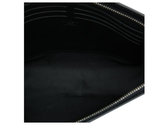 Borsa a pochette Louis Vuitton Damier Graphite Pochette Voyage MM nera Nero - vista 4