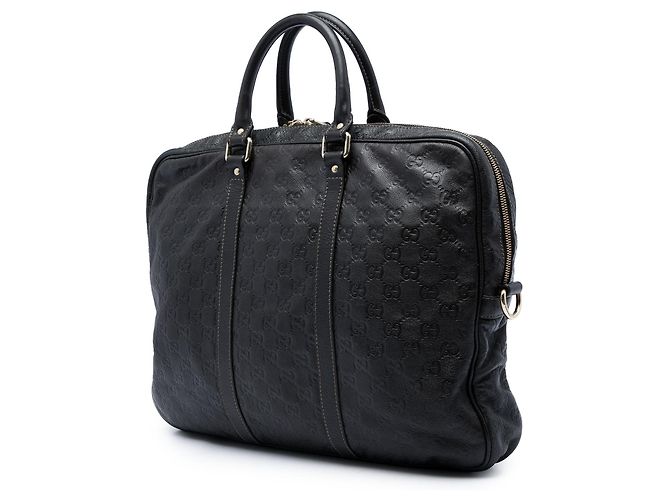 Borsa business Gucci Guccissima marrone - vista 2