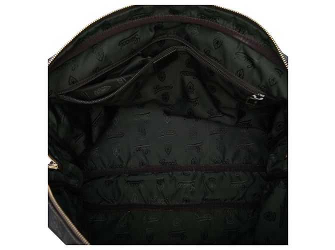 Borsa business Gucci Guccissima marrone - vista 4