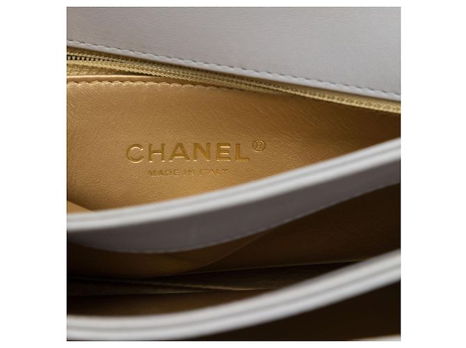 Borsa Chanel Medium Lambskin Trendy Spirit Top Handle Bag Satchel Grigia Grigio - vista 5