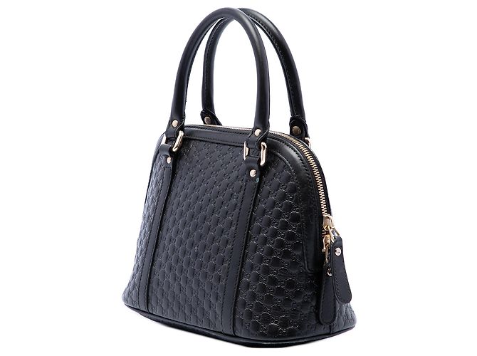 Gucci Mini Microguccissima Dome Satchel Schwarz - Ansicht 2