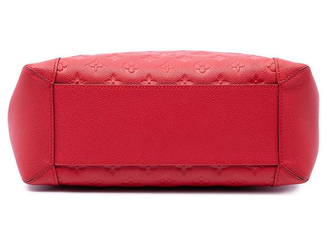 Borsa Satchel Bagatelle Louis Vuitton Monogram Empreinte Rossa Rosso - vista 3