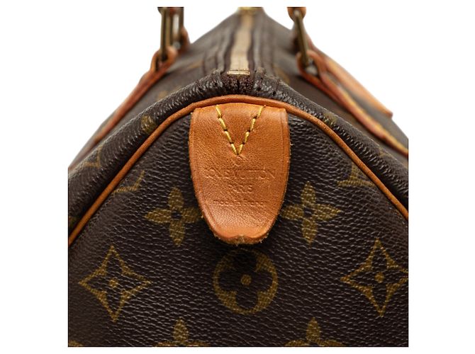 Louis Vuitton Monogram Speedy 35 Boston Tasche Braun - Ansicht 5
