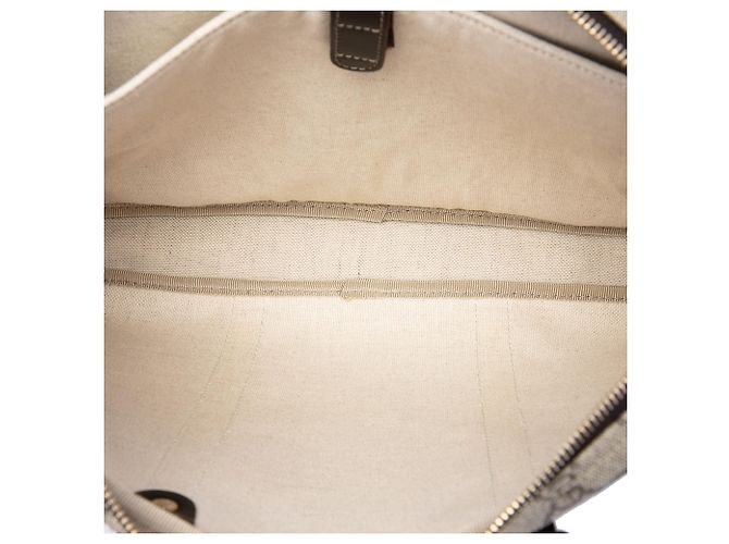 Borsa business Gucci GG Supreme Beige - vista 4