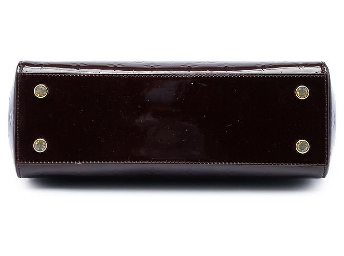 Borsa Satchel Louis Vuitton Monogram Vernis Brea MM Viola Porpora - vista 3