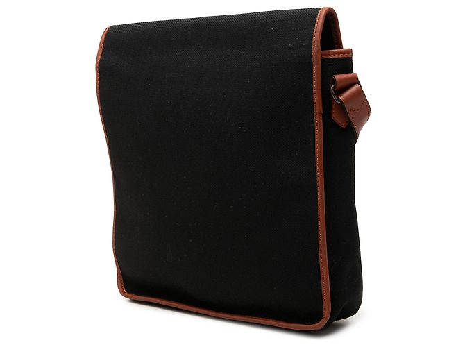 Autre Marque Borsa a tracolla in tela Saint Laurent nera Nero - vista 2