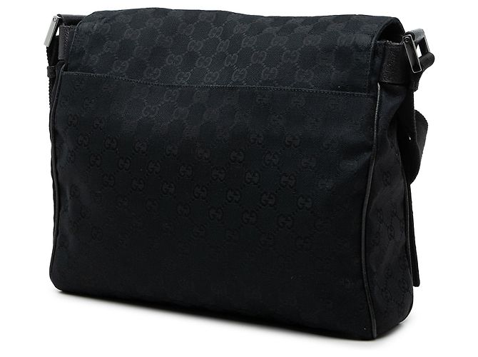Borsa a tracolla Gucci GG Canvas nera Nero - vista 2