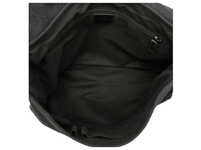 Borsa a tracolla Gucci GG Canvas nera Nero - vista 4