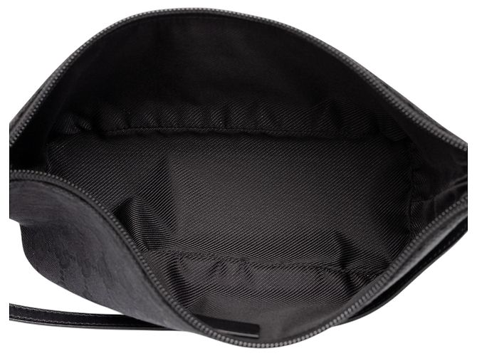 Borsa a tracolla Boat in tela GG Gucci nera Nero - vista 4
