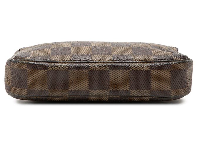 Borsa a mano Louis Vuitton Damier Ebene Mini Pochette Accessoires Marrone - vista 3