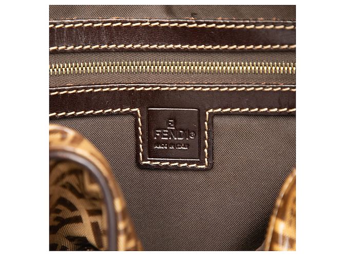 Fendi Zucchino Crystal Handtasche braun - Ansicht 5