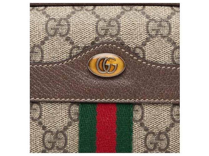 Gucci Small GG Supreme Web Ophidia Gürteltasche Beige - Ansicht 7