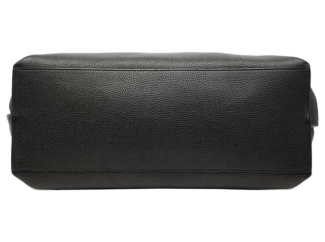 Bamboo Borsa Satchel Daily Gucci Large in pelle nera con bambù Nero - vista 3