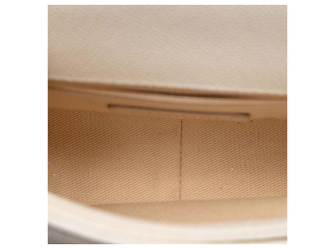 Borsa Chanel Small Caviar Paris Cuba Thread Around Flap Satchel Beige - vista 4