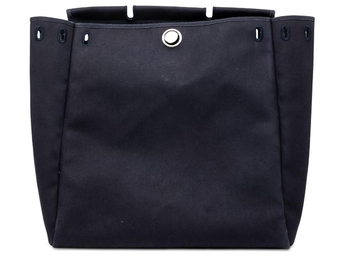 Bolso Hermès Toile Herbag MM azul - vista 9
