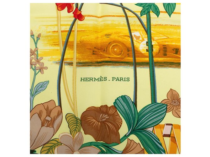 Pañuelo de seda Multi Hermès Les Bolides 90 Multicolor - vista 3