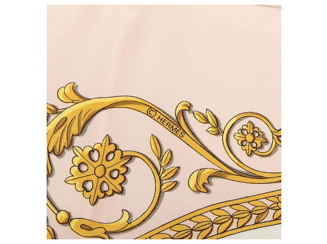 Hermès La Promenade De Longchamps Seidentuch Rosa 90 Pink - Ansicht 4