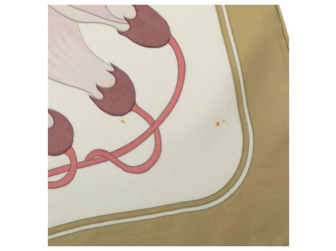 Hermès Flora Graeca Seidentuch Weiß 90 Scarves - Ansicht 4