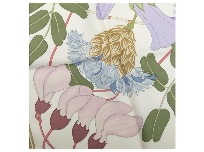 Hermès Flora Graeca Seidentuch Weiß 90 Scarves - Ansicht 5