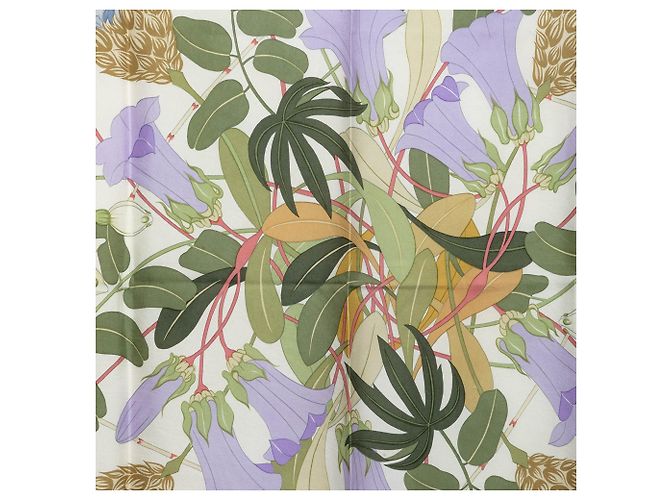 Hermès Flora Graeca Seidentuch Weiß 90 Scarves - Ansicht 6