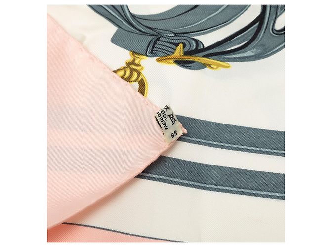 Foulard di seta Hermès Brides de Gala Rosa 90 Scarves - vista 2