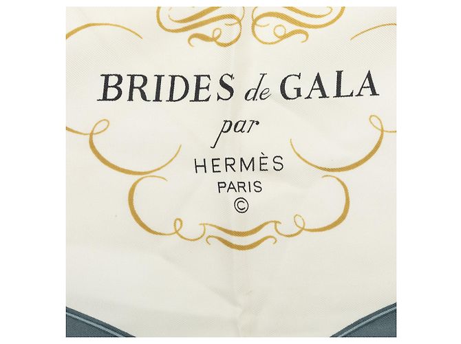 Foulard di seta Hermès Brides de Gala Rosa 90 Scarves - vista 3