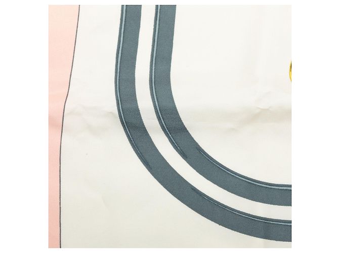 Foulard di seta Hermès Brides de Gala Rosa 90 Scarves - vista 4