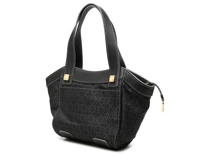 LOEWE Anagram Canvas Tote Schwarz - Ansicht 2