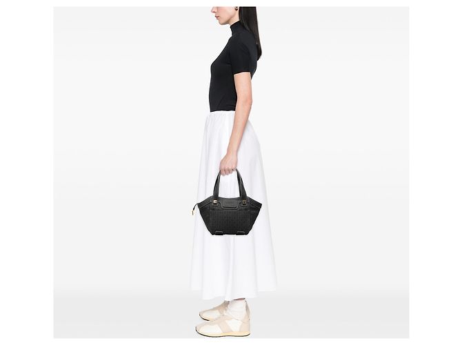LOEWE Anagram Canvas Tote Schwarz - Ansicht 6