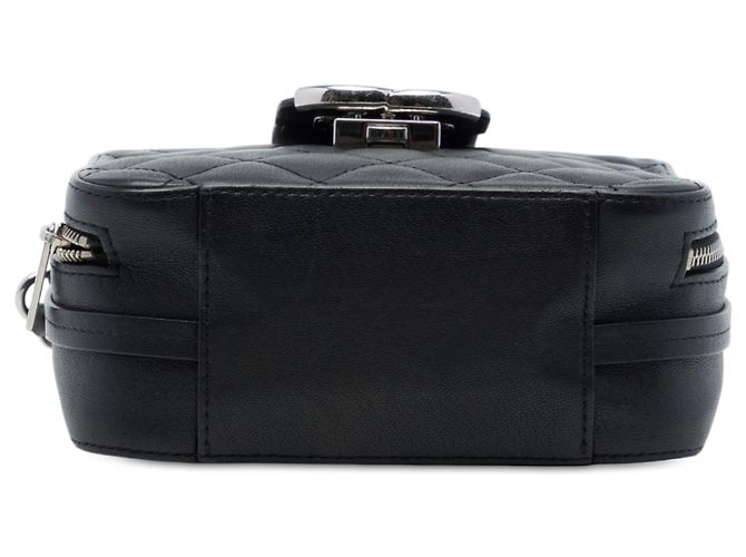 Chanel Mini Quilted Lambskin CC Box Camera Bag in Schwarz - Ansicht 3
