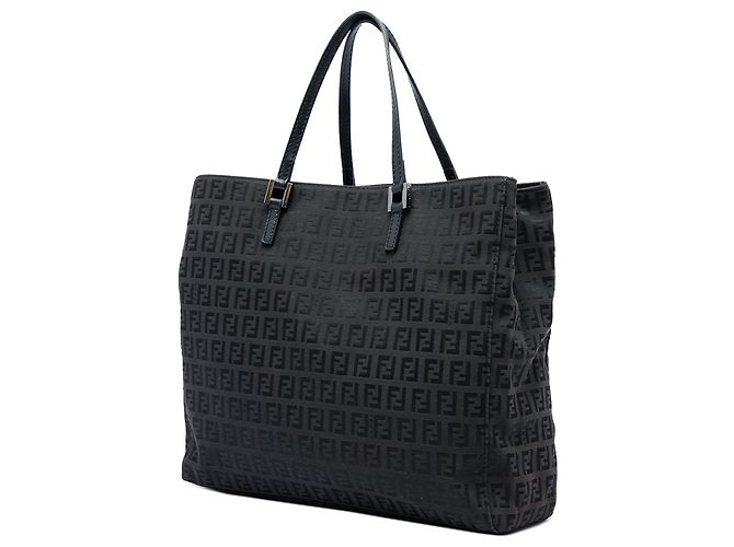 Fendi Zucchino Canvas Tote schwarz - Ansicht 2