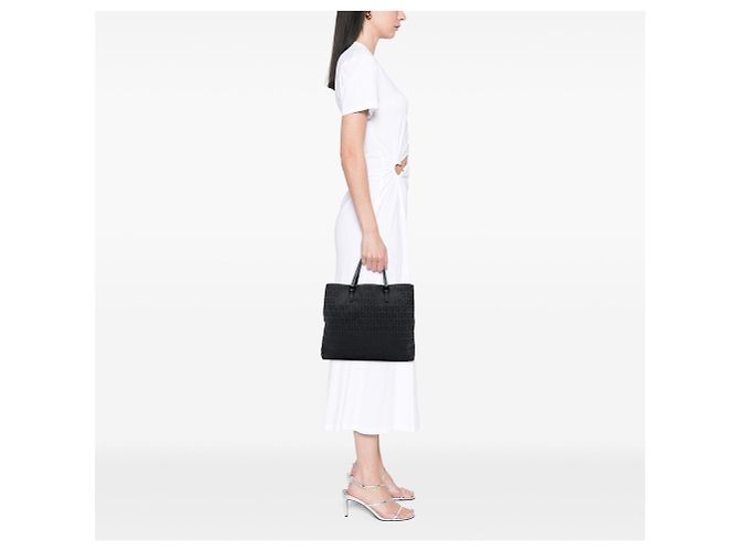 Fendi Zucchino Canvas Tote schwarz - Ansicht 5