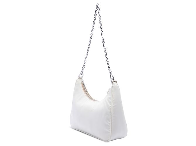Bolso Prada Tessuto Re-Edition 2005 Blanco - vista 2