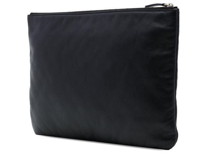 Clutch Chanel Large Printed Lambskin Cuba La Habana O Case Nera Nero - vista 2