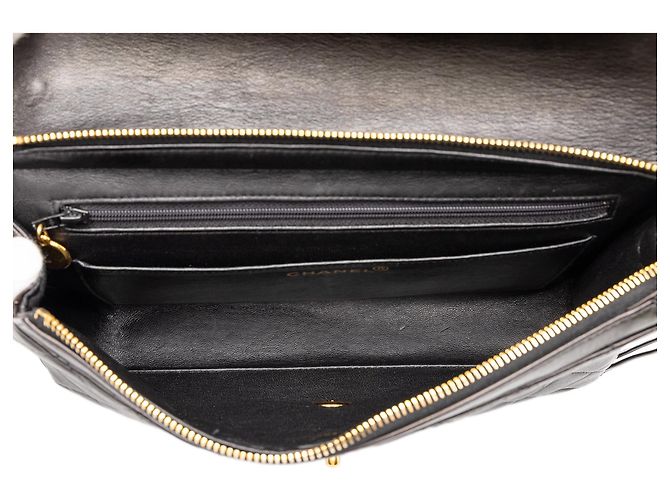 Black Chanel Medium Quilted Lambskin Flap Backpack - view 4