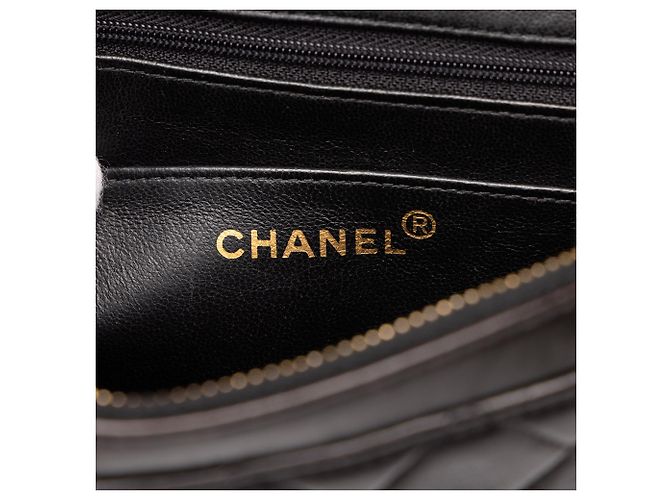 Black Chanel Medium Quilted Lambskin Flap Backpack - view 5