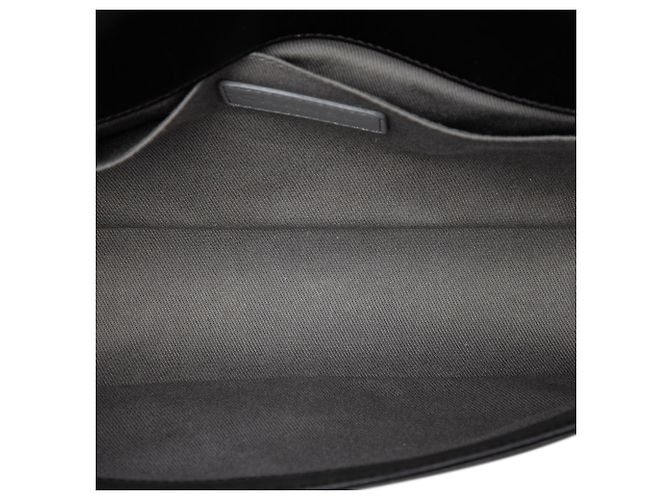 Borsa a tracolla Chanel Boy Flap in pelle d'agnello matelassé, nera, dimensione Old Medium Nero - vista 4