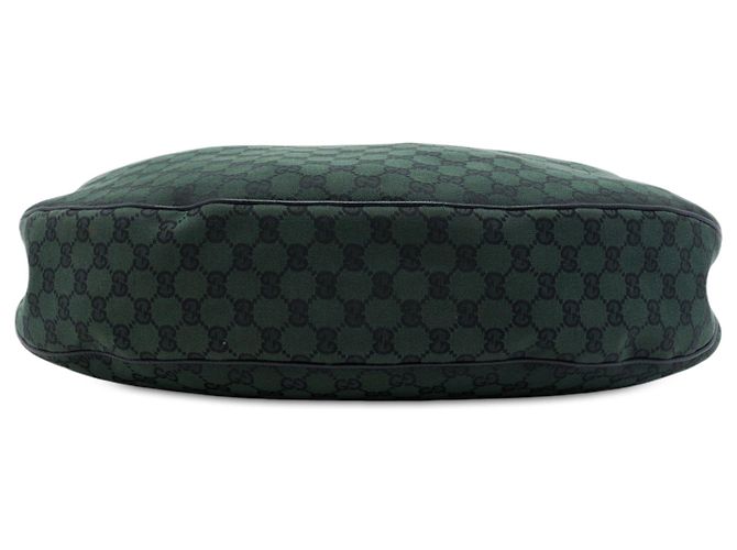 Grande Hobo in Tela GG Verde Gucci - vista 3