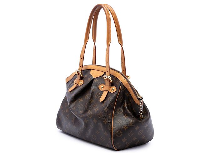 Borsa a tracolla Louis Vuitton Monogram Tivoli GM Marrone - vista 2